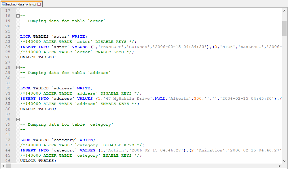 mysql